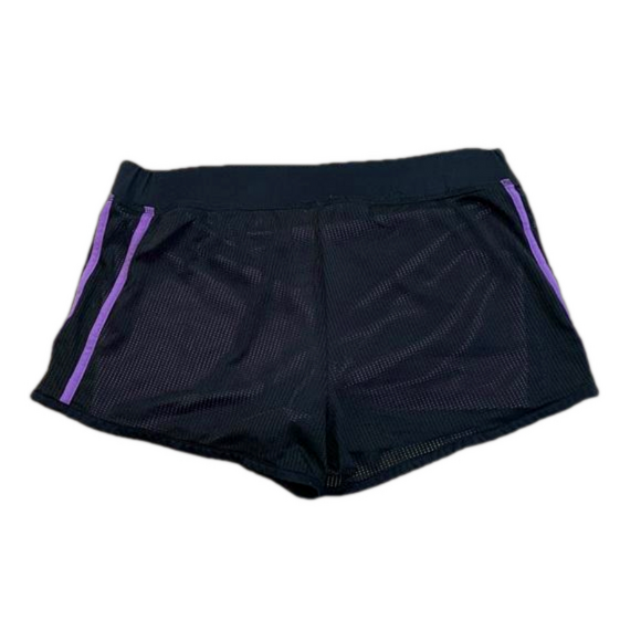 New Balance Purple and Black Mesh Running Shorts Size Large - Picture 2 of 7